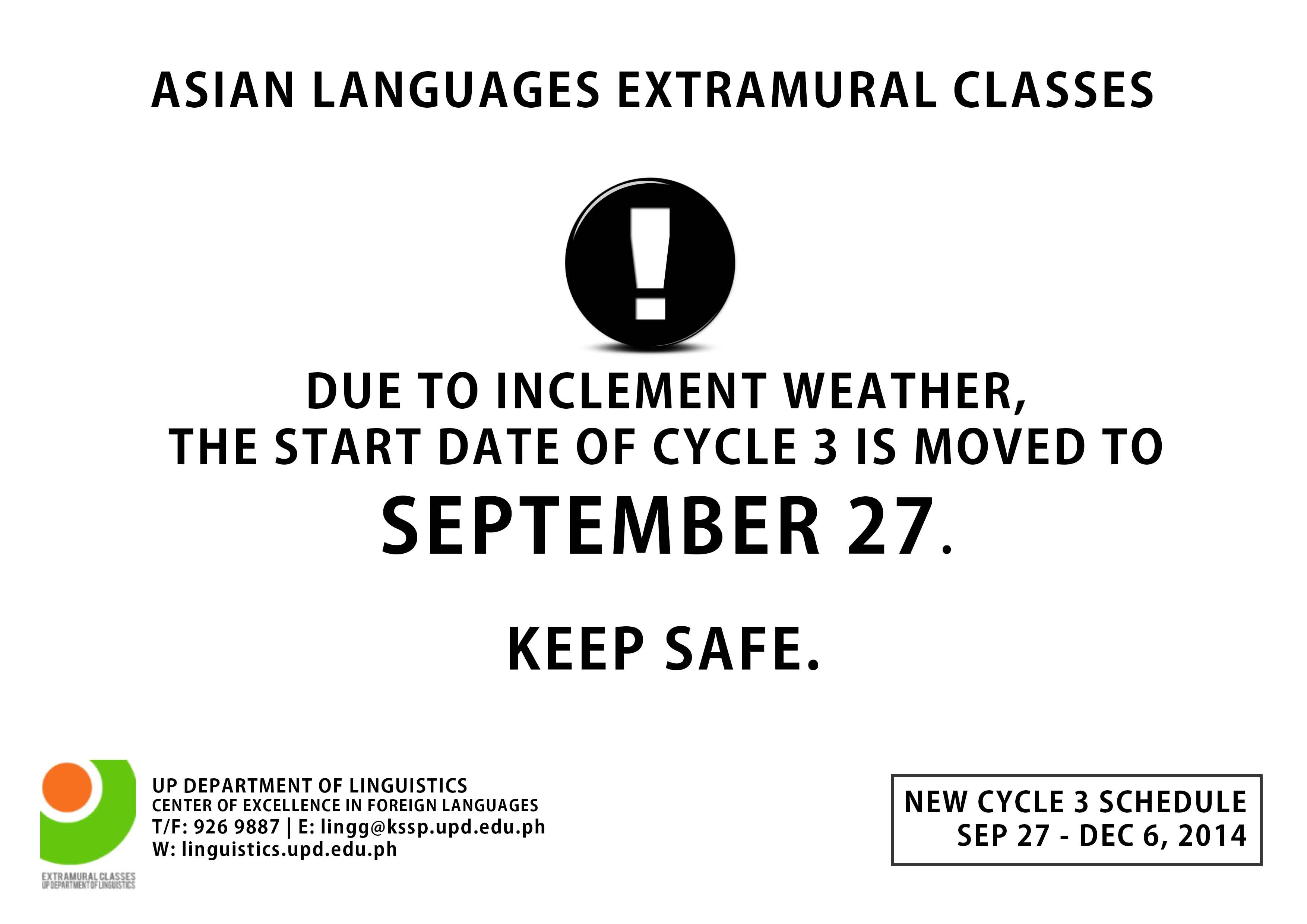 SEP 27 NOTICE