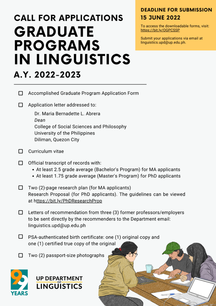 phd linguistics program