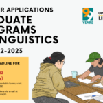 Extended deadline for submission of applications to the MA and PhD programs in Linguistics for A.Y. 2022-2023