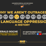 Why aren't we outraged by language oppression: A history by Gerald Roche