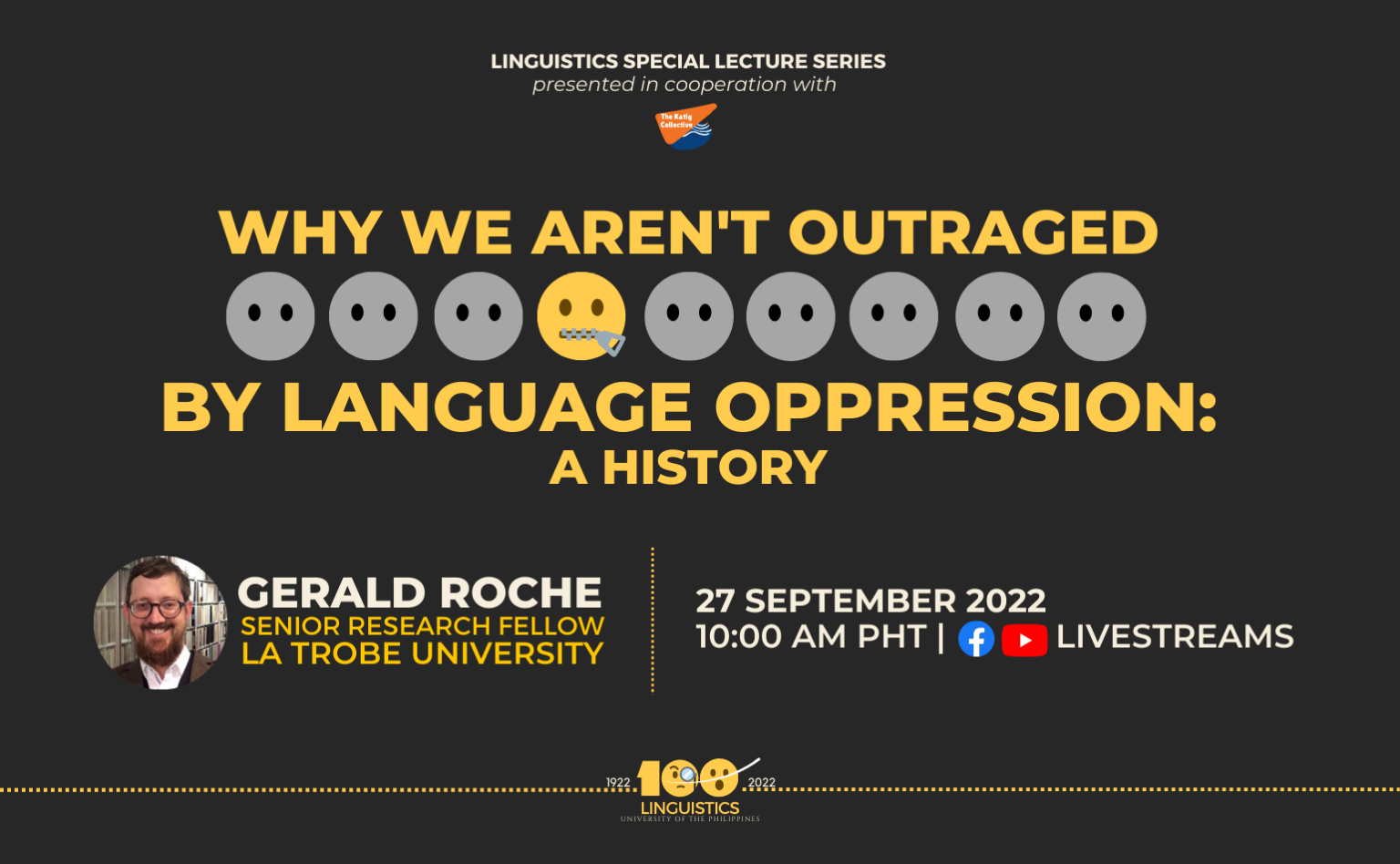 Gerald Roche on the mood of outrage about language oppression