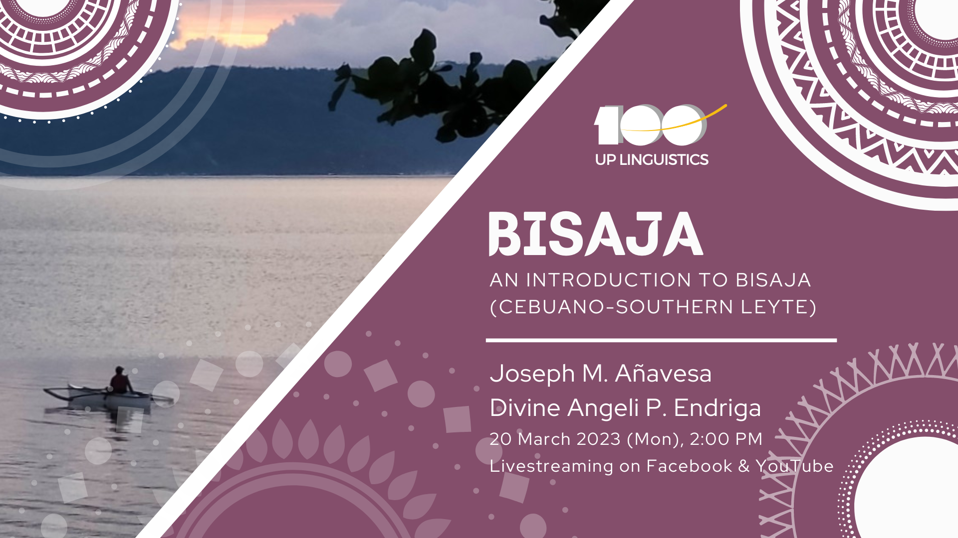 Bisaja | Philippine Indigenous Languages Lecture Series