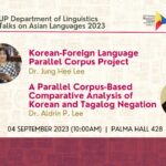 Talks on Asian Languages: The Korean-Foreign Language Parallel Corpus