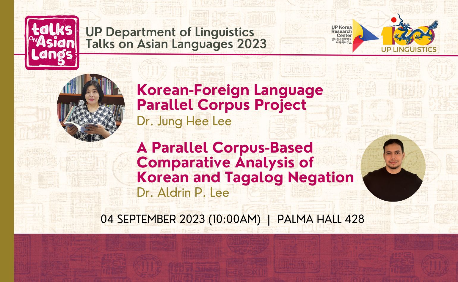 Talks on Asian Languages: The Korean-Foreign Language Parallel Corpus
