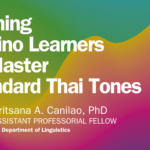 Training Filipino Learners to Master Standard Thai Tones | TAL