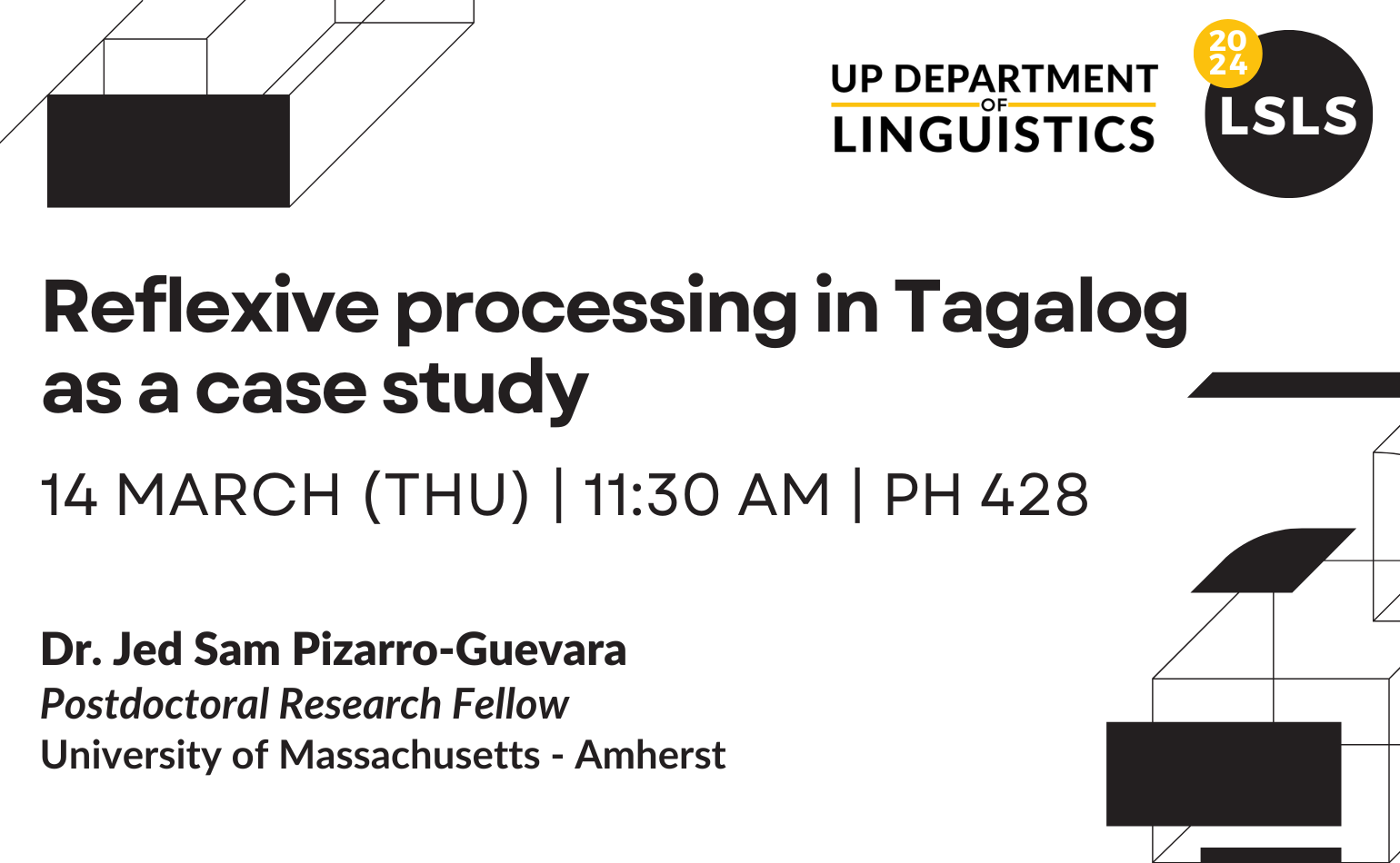 Reflexive Processing in Tagalog as a Case Study | LSLS