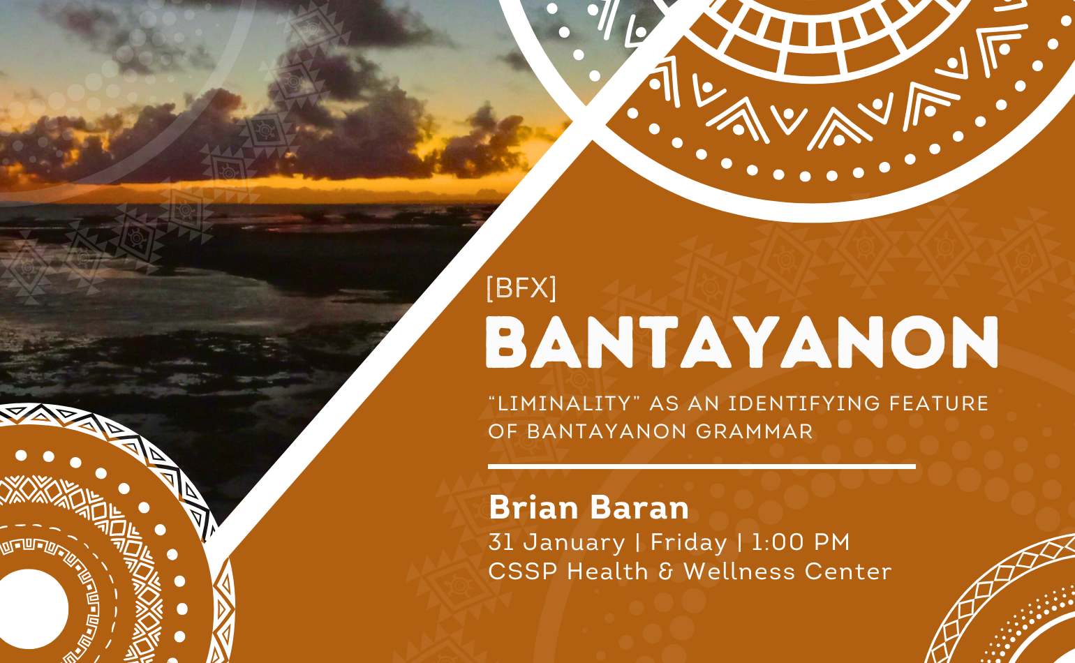 Bantayanon [bfx] | Philippine Indigenous Languages Lecture Series