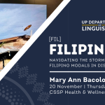 [PILLS 2025] FILIPINO [fil]: Navigating the Storm: Understanding the Role of Filipino Modals in Disaster Risk Communication