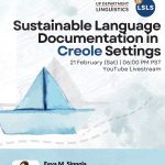 [LSLS] Sustainable Language Documentation in Creole Settings