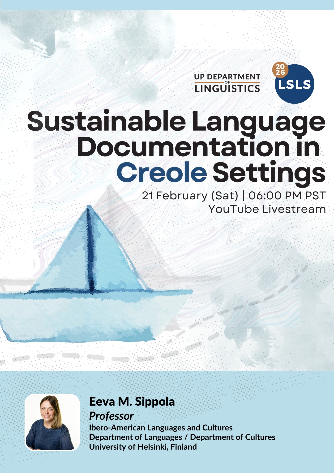 [LSLS] Sustainable Language Documentation in Creole Settings