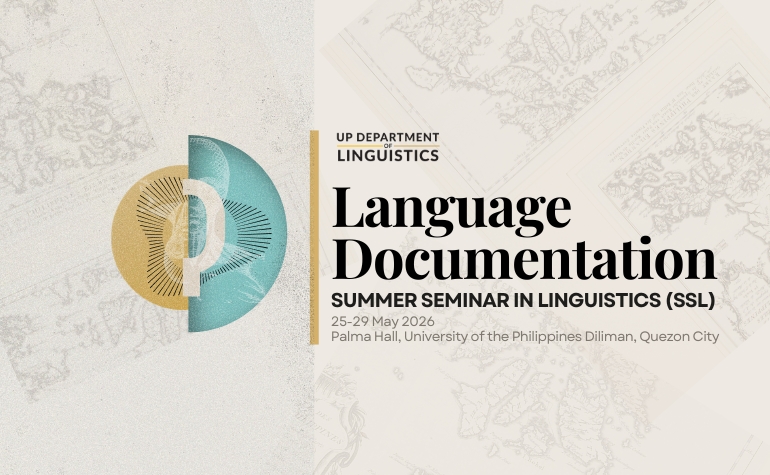 [SSL] Summer Seminar in Linguistics (SSL): Language Documentation