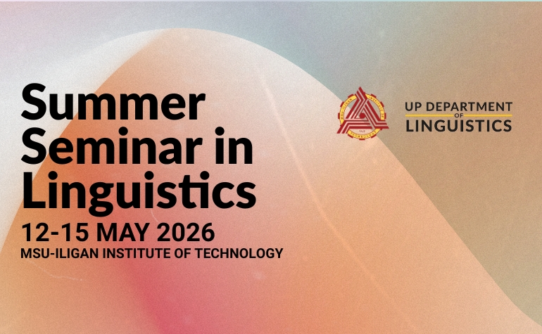 Summer Seminar in Linguistics (SSL): MSU-IIT