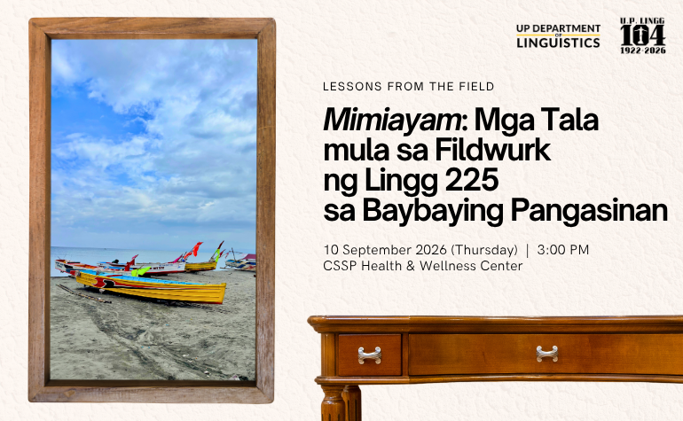 LINGG MONTH 2026 | Mimiayam: Mga Tala mula sa Fildwurk ng Lingg 225 sa Baybaying Pangasinan